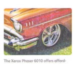 Пример тест-листа с принтера xerox Phaser 6010 с дефектом выноса девелопера