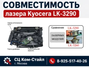 Осторожно, ошибка совместимости: почему блок лазера от Kyocera M3145dn не подходит для M3660idn